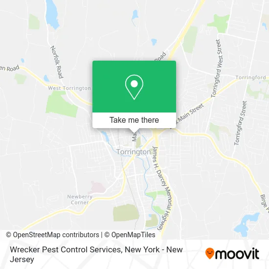 Wrecker Pest Control Services map