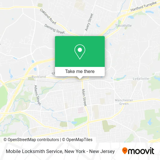 Mobile Locksmith Service map