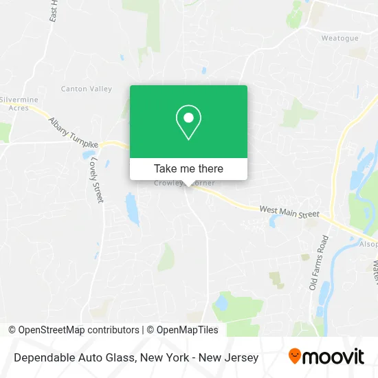 Dependable Auto Glass map