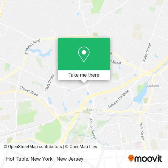Hot Table map