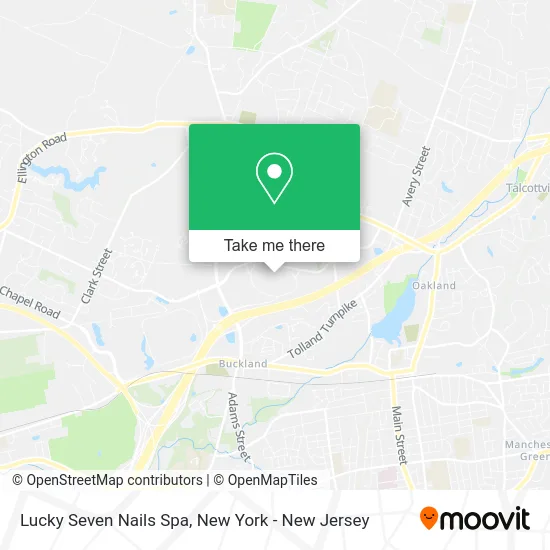 Lucky Seven Nails Spa map