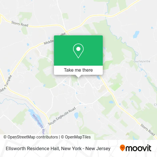 Ellsworth Residence Hall map