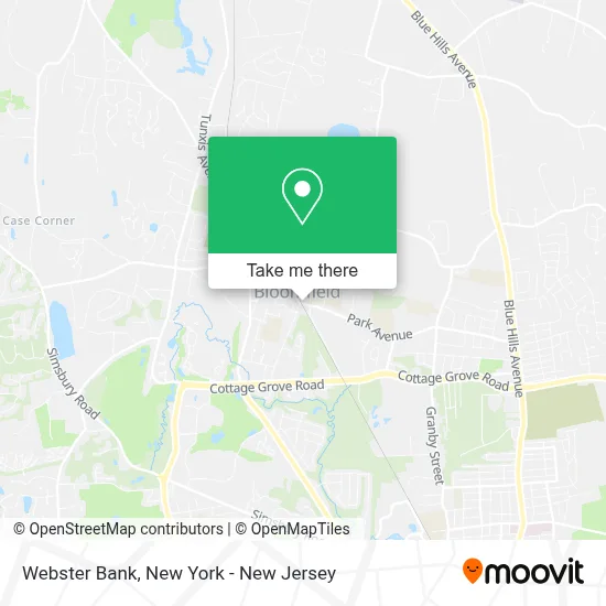 Webster Bank map