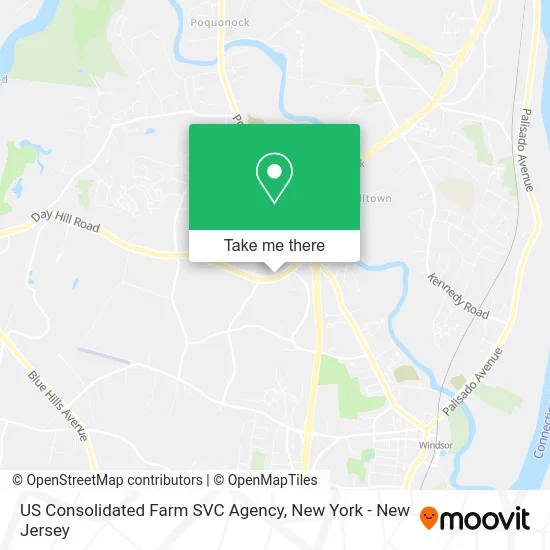 US Consolidated Farm SVC Agency map