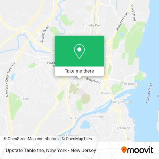 Upstate Table the map
