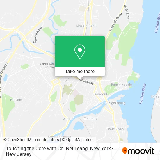 Mapa de Touching the Core with Chi Nei Tsang