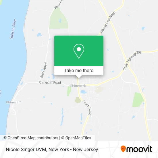 Nicole Singer DVM map