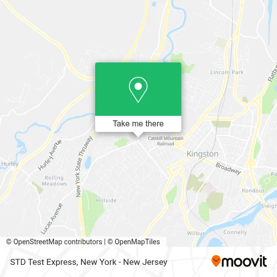 STD Test Express map