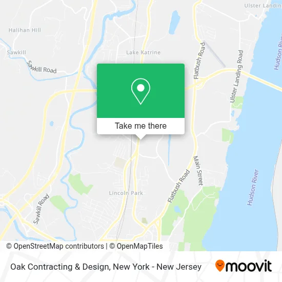 Oak Contracting & Design map