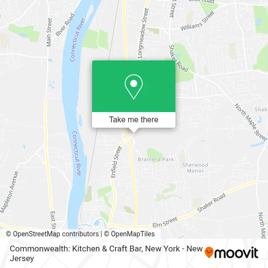 Commonwealth: Kitchen & Craft Bar map