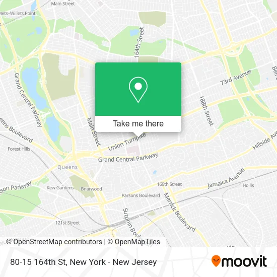 80-15 164th St map