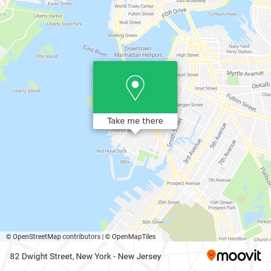 82 Dwight Street map