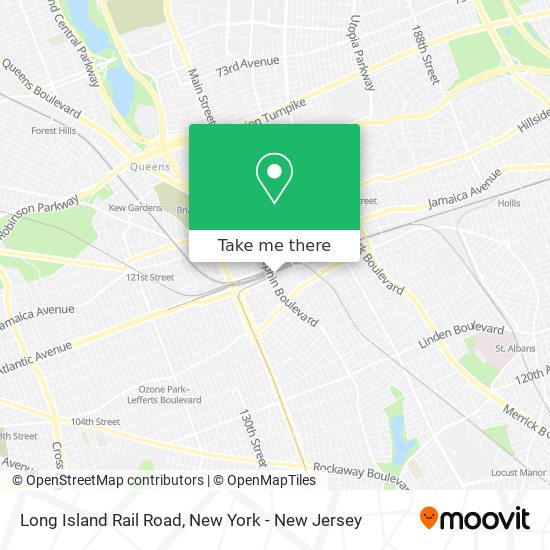Mapa de Long Island Rail Road