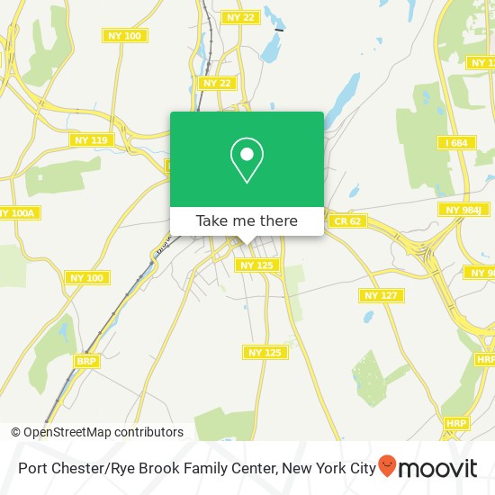 Port Chester / Rye Brook Family Center map