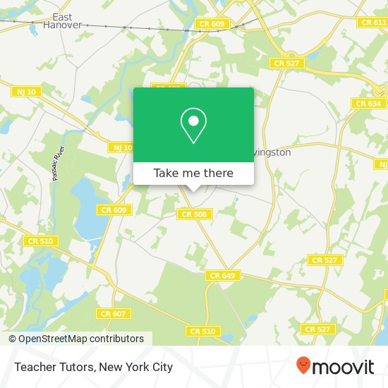 Teacher Tutors map