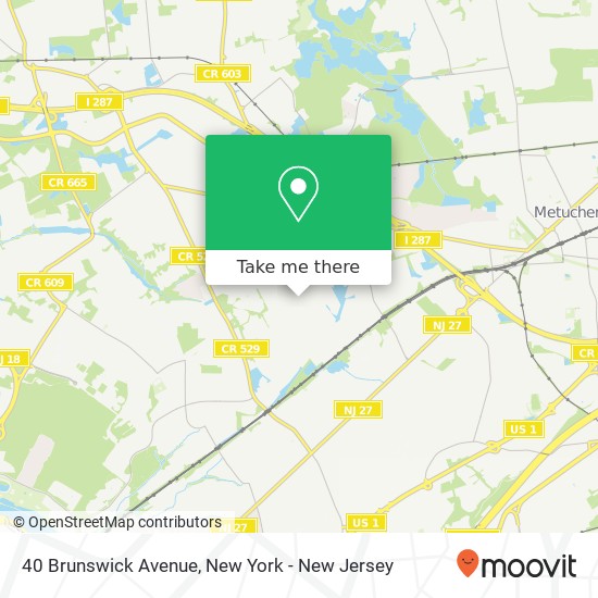 40 Brunswick Avenue map
