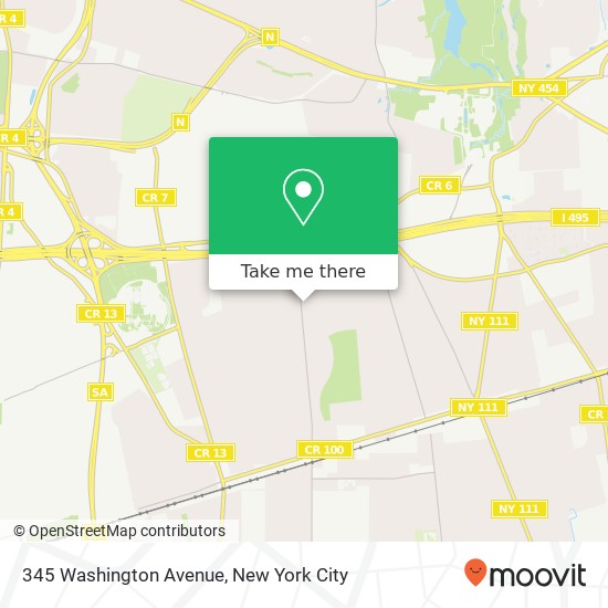 Mapa de 345 Washington Avenue