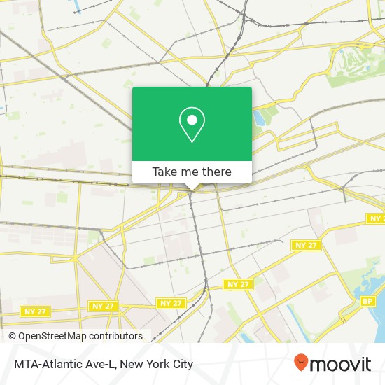 Mapa de MTA-Atlantic Ave-L
