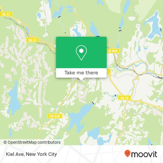 Kiel Ave map