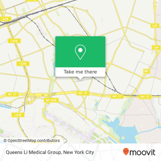 Mapa de Queens Li Medical Group