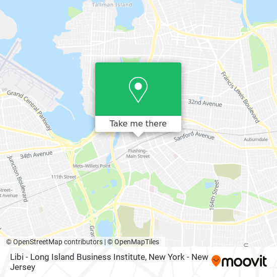 Mapa de Libi - Long Island Business Institute