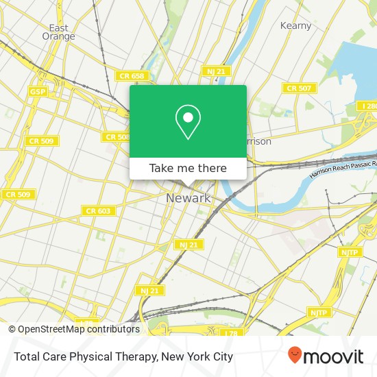 Total Care Physical Therapy map