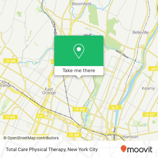 Mapa de Total Care Physical Therapy