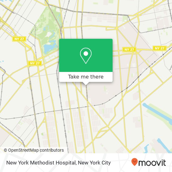 Mapa de New York Methodist Hospital