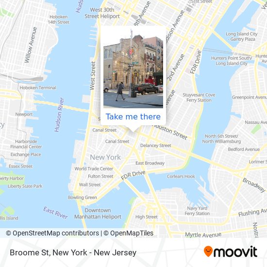 Broome St map