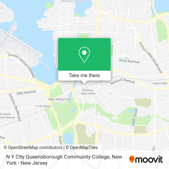 N Y City Queensborough Community College map