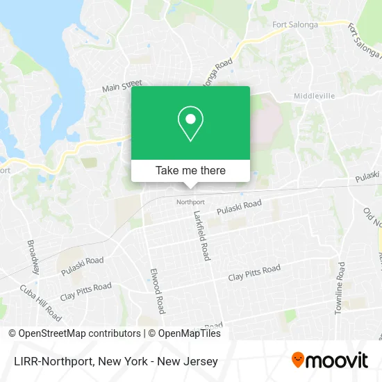 LIRR-Northport map