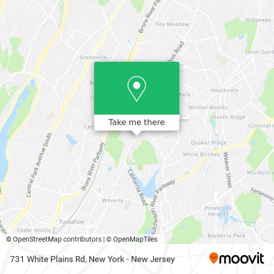 Mapa de 731 White Plains Rd