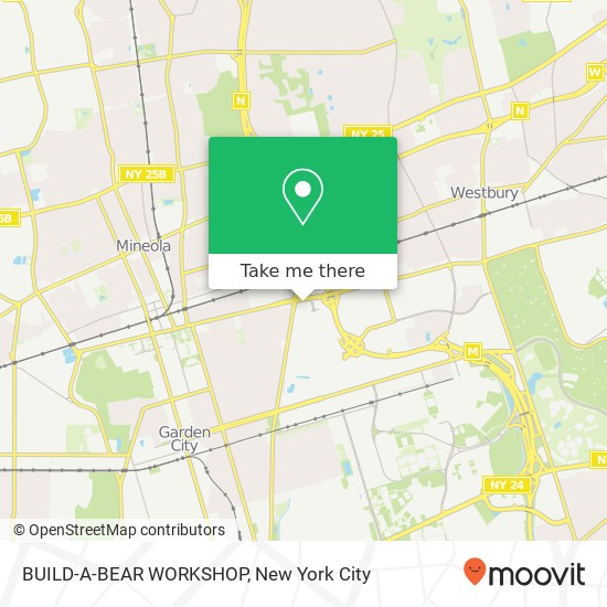 BUILD-A-BEAR WORKSHOP map