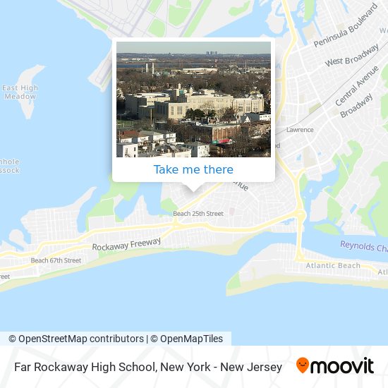 Mapa de Far Rockaway High School
