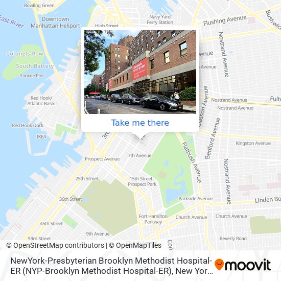 NewYork-Presbyterian Brooklyn Methodist Hospital-ER (NYP-Brooklyn Methodist Hospital-ER) map