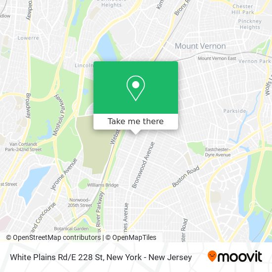 White Plains Rd/E 228 St map