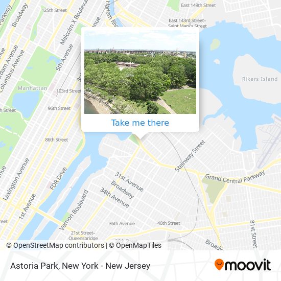 Mapa de Astoria Park