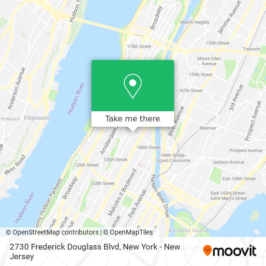2730 Frederick Douglass Blvd map