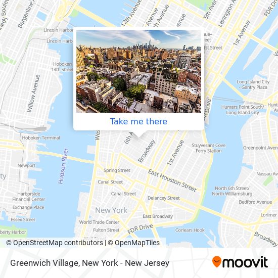 Greenwich Village map