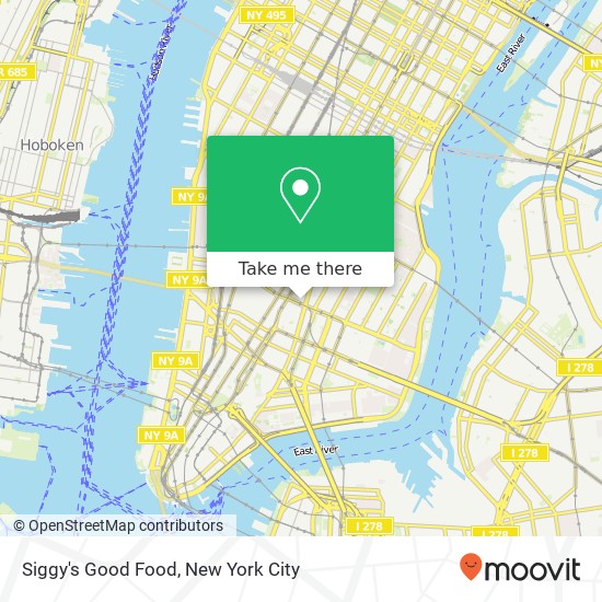 Siggy's Good Food map