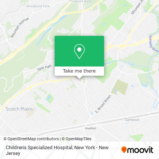 Mapa de Children's Specialized Hospital