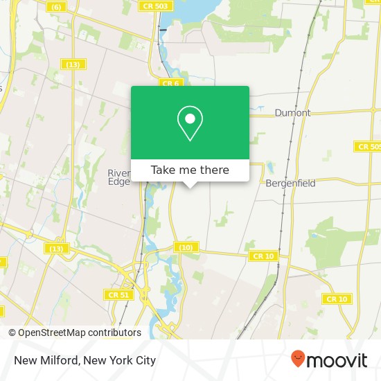 Mapa de New Milford
