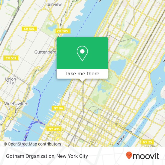 Mapa de Gotham Organization
