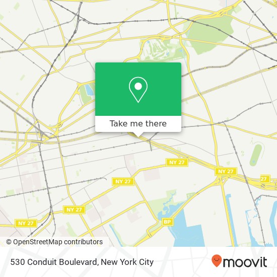 Mapa de 530 Conduit Boulevard
