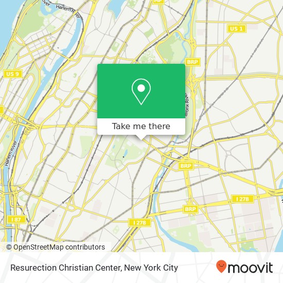 Resurection Christian Center map