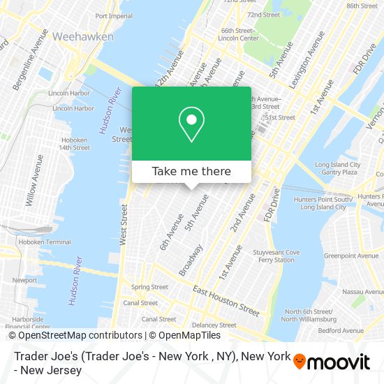 Trader Joe's (Trader Joe's - New York , NY) map