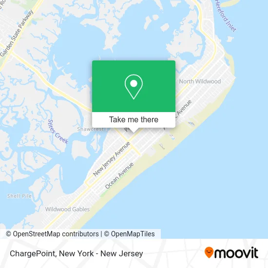 ChargePoint map