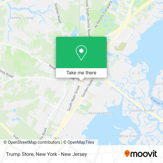 Trump Store map