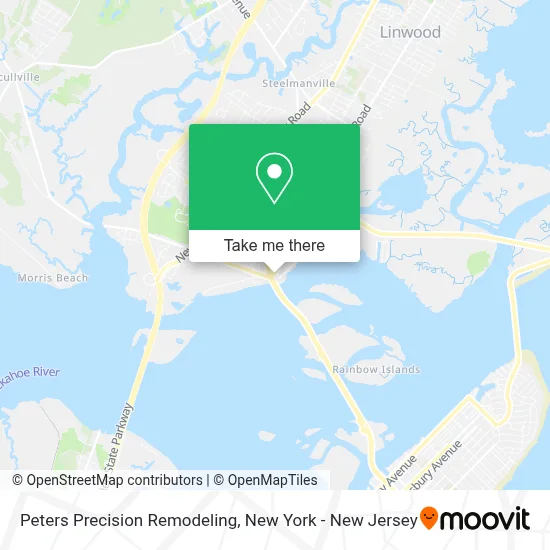 Peters Precision Remodeling map