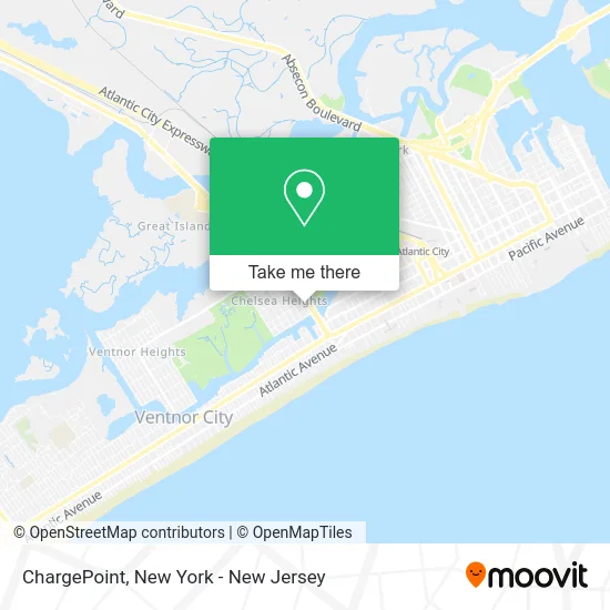 ChargePoint map
